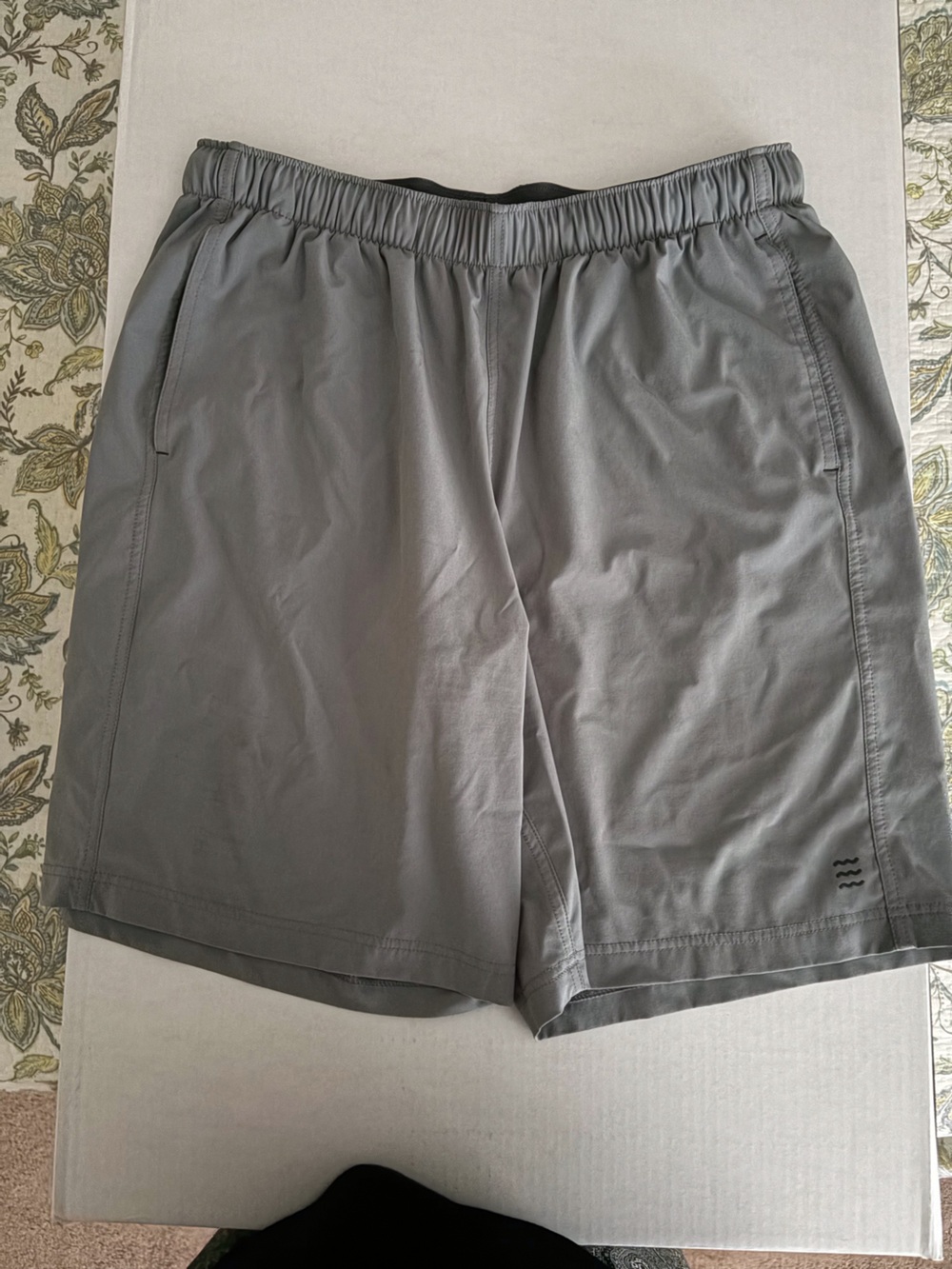 Free Fly Apparel Men's Gray Athletic Shorts